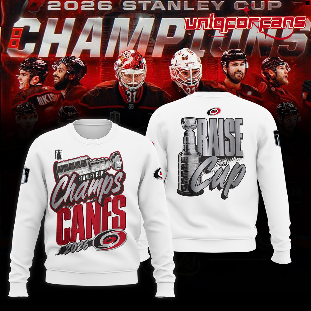 Carolina Hurricanes Stanley Cup Champions 2026 Limited Edition Sweatshirt Carolina Hurricanes Stanley Cup Champions 2026 Limited Edition Sweatshirt