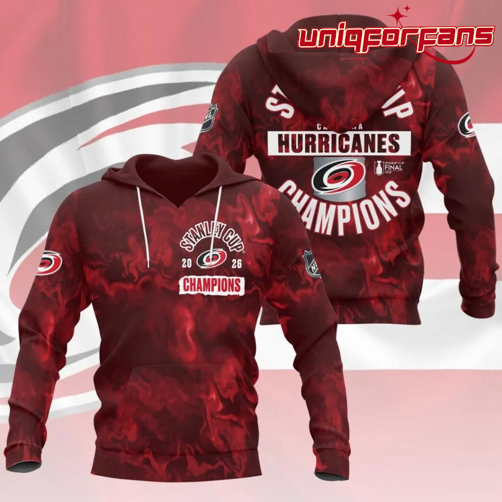 Carolina Hurricanes Stanley Cup Champions 2026 Premium Limited Edition Hoodie Carolina Hurricanes Stanley Cup Champions 2026 Premium Limited Edition Hoodie