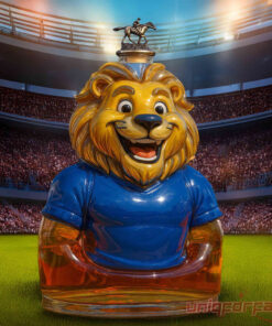 Chelsea FC Blue Lion Whiskey Bottle – 2025 Champion Decanter for Soccer Fans & Bar Display