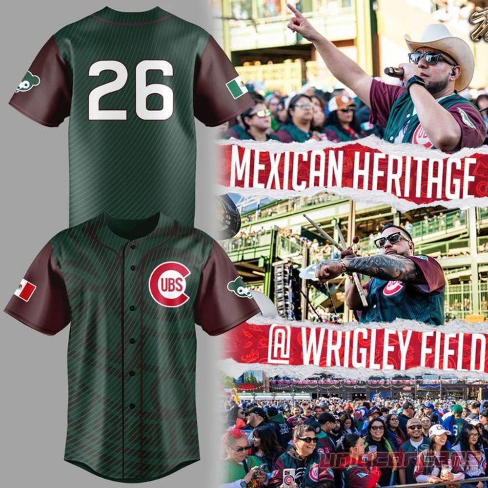 Chicago Cubs Mexican Heritage 2026 Special Edition Jersey Chicago Cubs Mexican Heritage 2026 Special Edition Jersey
