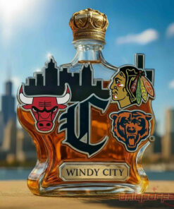 Chicago Sport Teams “Windy City” Limited Edition Whiskey Bottle