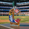 Chicago Sports Fans Windy City Grit Limited Edition Whiskey Bottle featuring a dark green ribbed screw cap