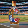 Chicago Sports Fans Windy City Grit Limited Edition Whiskey Bottle with a traditional light wood cork stopper
