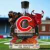 Chicago Sports Teams One City Four Teams One Legacy Limited Edition Whiskey Bottle finished with a classic black cap