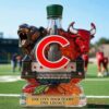 Chicago Sports Teams One City Four Teams One Legacy Limited Edition Whiskey Bottle featuring a textured green cap