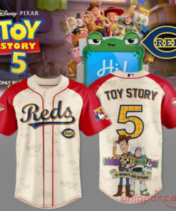 Cincinnati Reds x Toy Story 5 Theme Nights Baseball Jersey