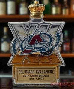 Colorado Avalanche 30th Anniversary Limited Edition Whiskey Bottle