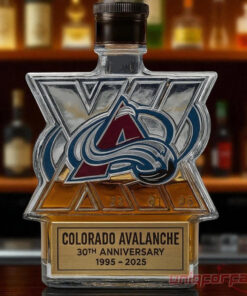 Colorado Avalanche 30th Anniversary Limited Edition Whiskey Bottle