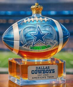 Dallas Cowboys “America’s Team” Football Championship Whiskey Bottle