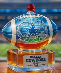 Dallas Cowboys “America’s Team” Football Championship Whiskey Bottle