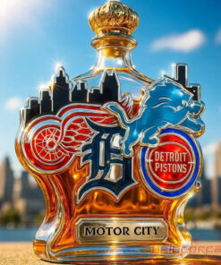 Detroit Sport Teams “Motor City” Limited Edition Whiskey Bottle
