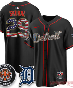 Detroit Tigers 2026 Independence Day USA Vapor Stitched Jersey
