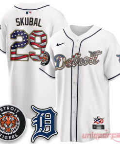 Detroit Tigers 2026 Independence Day USA Vapor Stitched Jersey