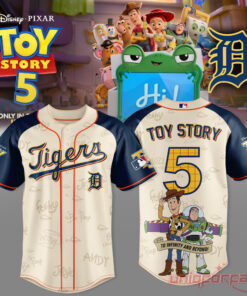 Detroit Tigers x Toy Story 5 Theme Nights Special Edition Jersey