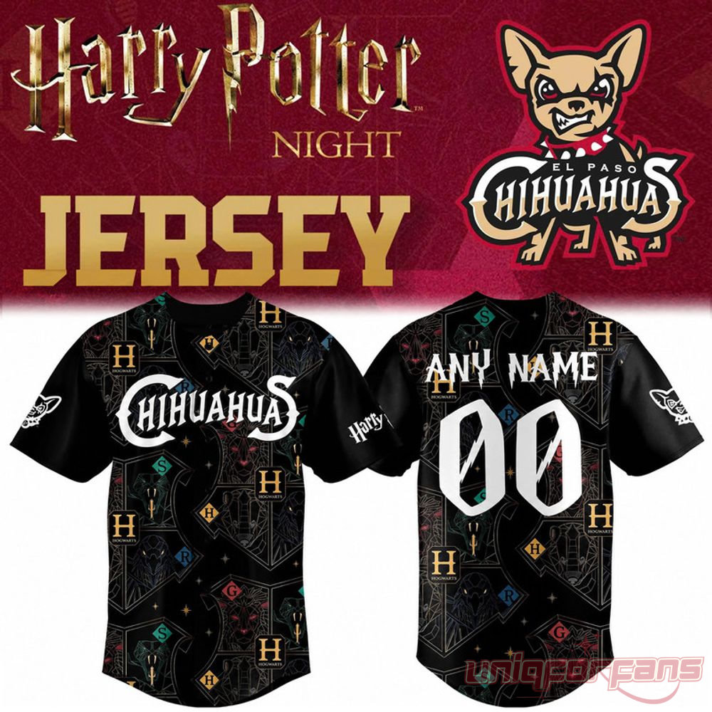 El Paso Chihuahuas x Harry Potter Night 2026 Baseball Jersey El Paso Chihuahuas x Harry Potter Night 2026 Baseball Jersey