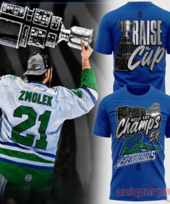 Florida Everblades Kelly Cup Champions 5X Championship 3D T-Shirt