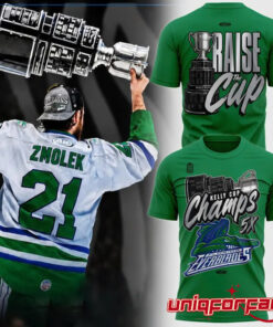 Florida Everblades Kelly Cup Champions 5X Championship 3D T-Shirt