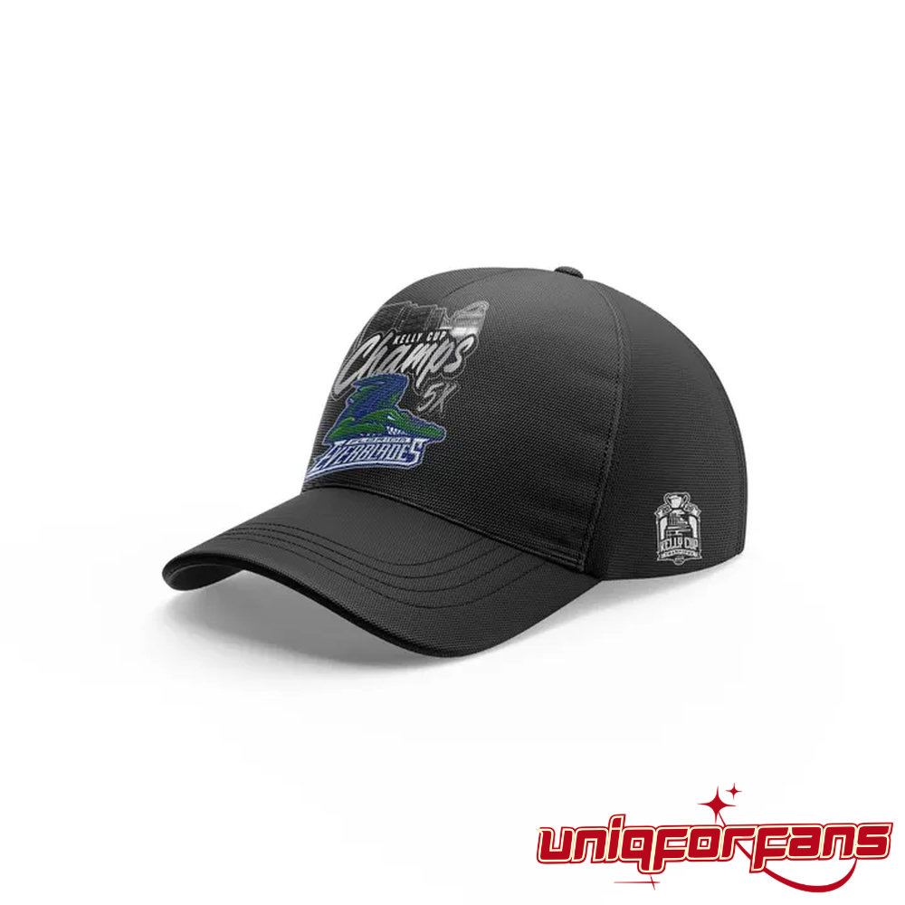 Florida Everblades Kelly Cup Champions 5X Championship Black Limited Hat Florida Everblades Kelly Cup Champions 5X Championship Black Limited Hat