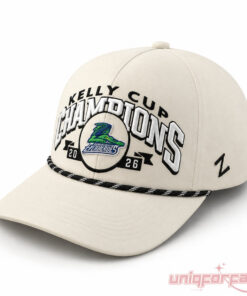 Florida Everblades Kelly Cup Champions 5X Championship White Edition Hat