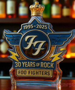Foo Fighters 30th Anniversary Limited Edition Whiskey Bottle
