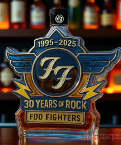 Foo Fighters 30th Anniversary Limited Edition Whiskey Bottle