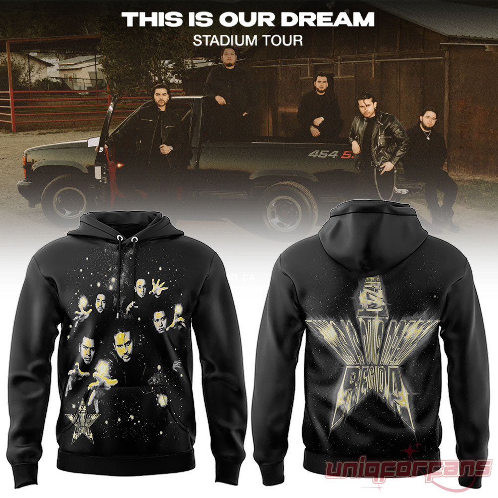 Fuerza Regida This is Our Dream Tour Black 2026 Special Edition Hoodie Fuerza Regida This is Our Dream Tour Black 2026 Special Edition Hoodie