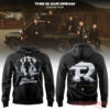 Fuerza Regida This is Our Dream Tour Black 2026 Special Edition Hoodie with cowboy silhouettes front and cloud R back