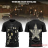 Fuerza Regida “This is Our Dream Tour” Edition Shirt in black with band member portrait graphics and a glowing star back