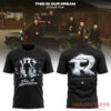 Fuerza Regida “This is Our Dream Tour” Edition Shirt featuring cowboy silhouettes in smoke and a cloud FR logo on back
