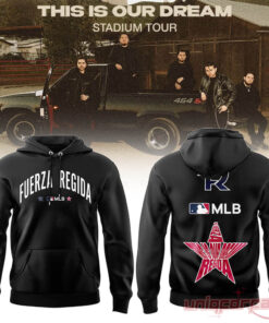 Fuerza Regida x MLB Black This is Our Dream 2026 Tour Special Hoodie