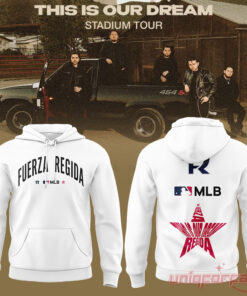 Fuerza Regida x MLB White This is Our Dream 2026 Tour Hoodie