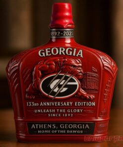 Georgia Bulldogs 133rd Anniversary Whiskey Bottle – Limited Edition