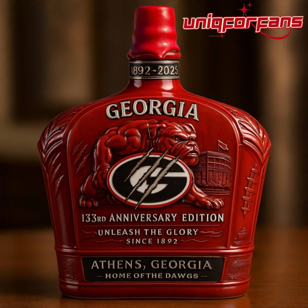 Georgia Bulldogs 133rd Anniversary Whiskey Bottle - Limited Edition Georgia Bulldogs 133rd Anniversary Whiskey Bottle - Limited Edition