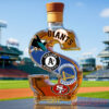 Golden Gate Grit Inspired Limited Edition Whiskey Bottle topped with a traditional light wood cork stopper