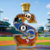 Golden Gate Grit Inspired Limited Edition Whiskey Bottle finished with an ornate golden crown stopper