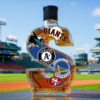 Golden Gate Grit Inspired Limited Edition Whiskey Bottle with a classic plain black cap closure