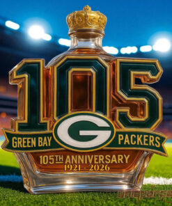 Green Bay Packers 105th Anniversary Limited Edition Whiskey Bottle