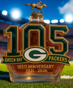 Green Bay Packers 105th Anniversary Limited Edition Whiskey Bottle