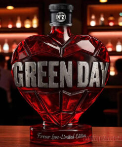 Green Day Forever Love Limited Edition Whiskey Bottle