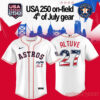 Sugar Land Space Cowboys MLB USA 250th Baseball Jersey
