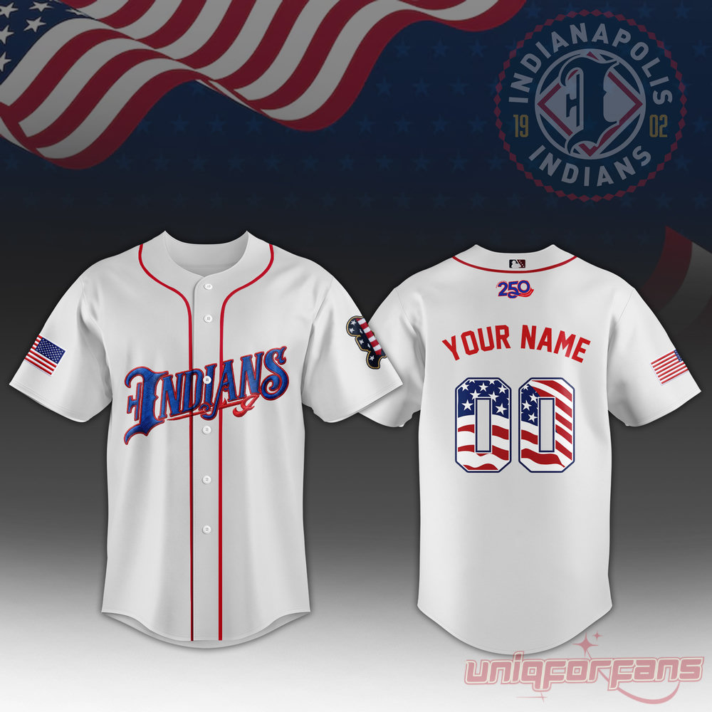 Indianapolis Indians 250th Anniversary 4th of July Jersey Indianapolis Indians 250th Anniversary 4th of July Jersey
