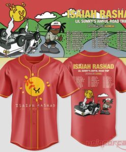 Isaiah Rashad Lil Sunny’s Awful Road Trip Tour Baseball Jersey