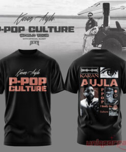 Karan Aujla P-Pop Culture World Tour Blackout Limited Edition 3D T-shirt
