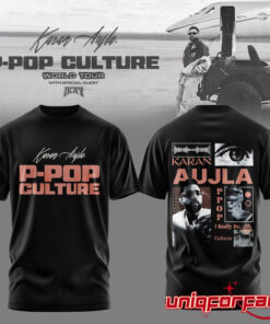 Karan Aujla P-Pop Culture World Tour Blackout Limited Edition 3D T-shirt