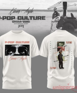 Karan Aujla P-Pop Culture World Tour White Signature T-shirt