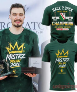 Legia Warsaw Basketball Polish 2026 Champions T-shirt