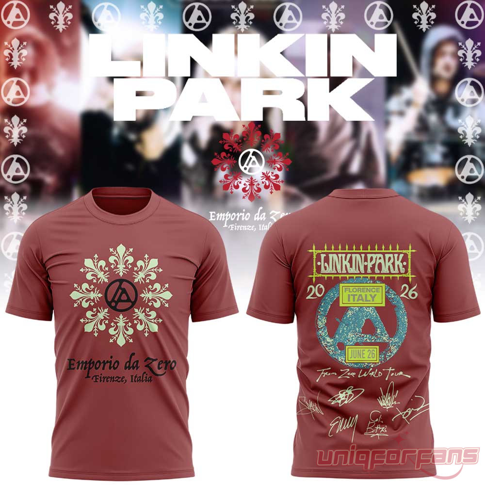 Linkin Park From Zero World Tour 2026 Collection Tee Linkin Park From Zero World Tour 2026 Collection Tee
