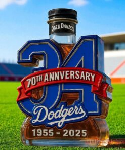 Los Angeles Dodgers 70th Anniversary Baseball Legacy Limited Edition Whiskey Bottle