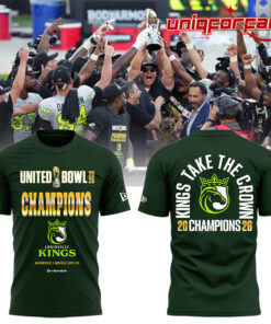 Louisville Kings Limited Edition 2026 United Bowl CHAMPIONS 3D T-Shirt