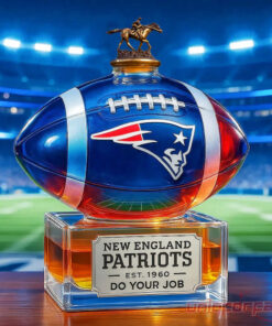 New England Patriots Legacy of the Patriots Whiskey Bottle
